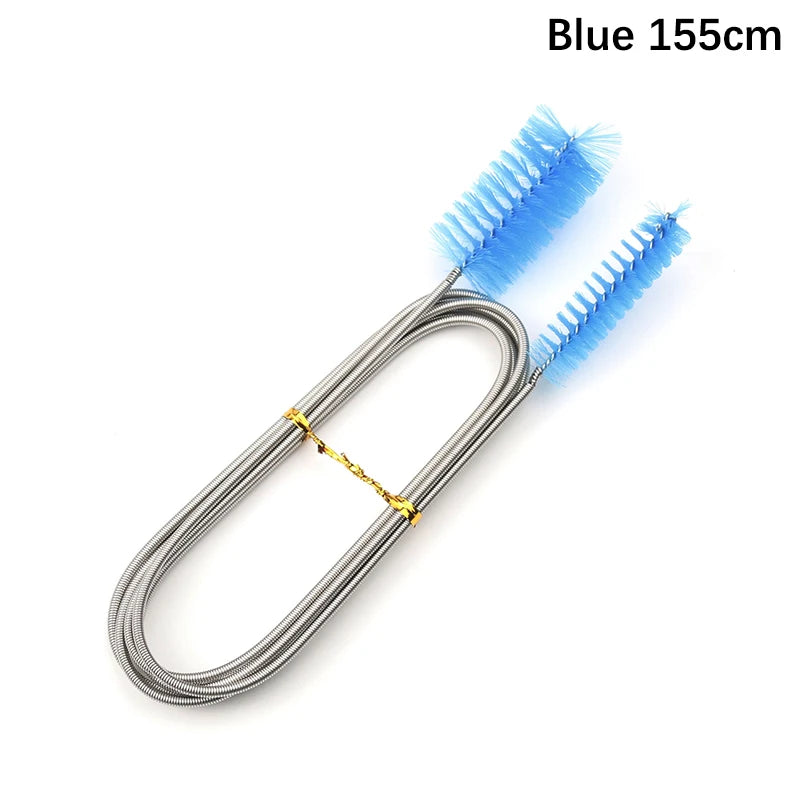 1PC 90/155/200cm Pipe Cleaning Brush Flexible Double Ended Hose Brush Pipe Clean Tool Aquarium Fish Tank Water Pump Accessories