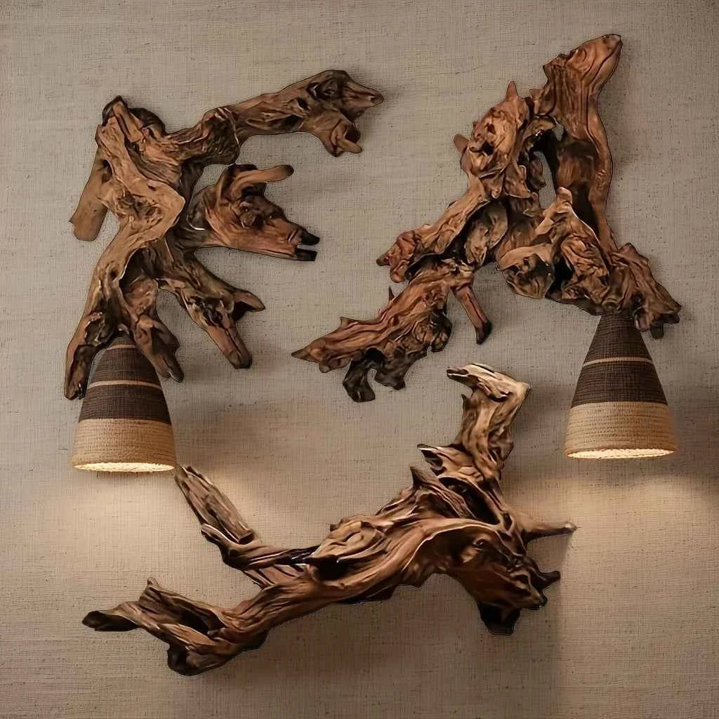 Natural Tree Trunk Aquarium Decoration Sunken Wood Landscaping Ornaments Decor Fish Tank Ornament Different Shape