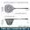ShareShark Ultra-light portable soft rubber net with aluminum alloy handle, foldable fly fishing landing net fishing tool access