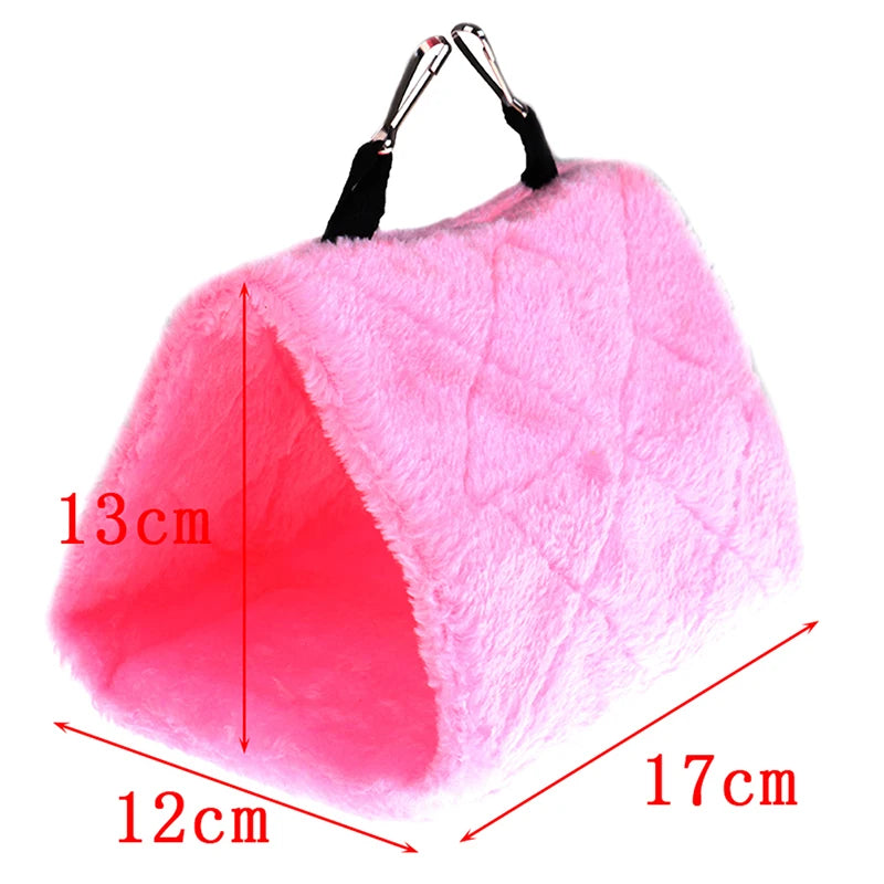 Pet Hamster Cage House Hanging Nest Parrot Parakeet Budgie Cockatiel Warm Bed Rat Hammock Bird Winter Toy Bird House Bird Nest