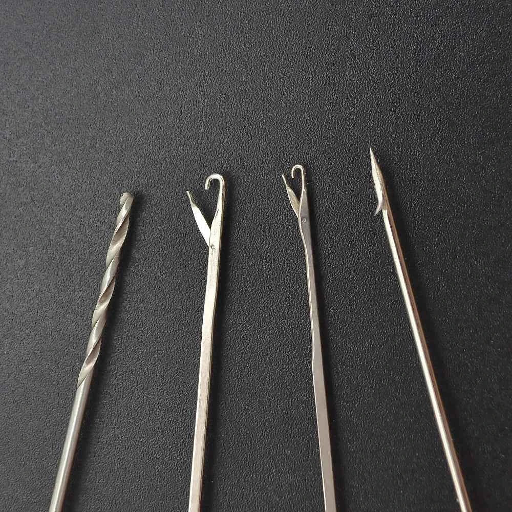 Hirisi 4pcs Carp Fishing Bait Needle With Box Fishing Bait Tools Fishing Accessories BT05