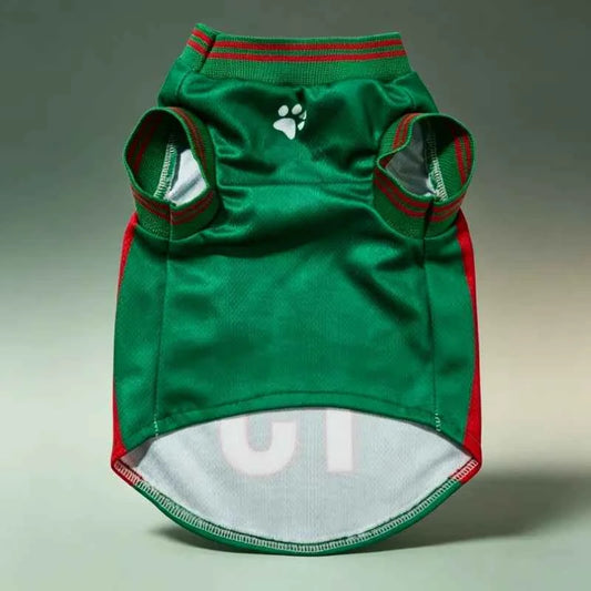 2026 Soccer Cat Dog Football Breathable Mesh Jersey Puppy Dog Jersey Basketball T-Shirts Summer Pet Clothes Quick Dry Vest