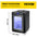 SucceBuy 25L Reptile Incubator Scientific Lab Automatic Incubator Egg Breeding Hatchery Work for Thermostats Snakes and Turtles