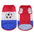 Pet Dog Clothes Football Jersey Dog Shirt Outfit Wear National Flag of Spain France Germany Netherlands Italy Argentina Brazil