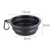 Portable 350ml Fold Silicone Pet Bowl Collapsible Puppy Feeder Dish For Outdoor Travel Walking Camping Dog Food Water Supplies