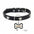 Customized Leather Dog Collar With Bone-Shaped Pet Tag, Double-Sided Engraved Pet Name And Phone, Metal Decoration Anti-Lost Foo