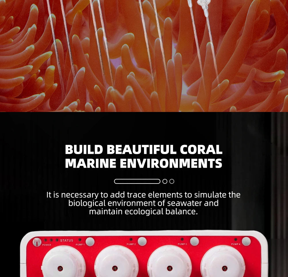 Jebao Water Pump Filter Auto Dosing Pump Automatic Marine Reef Doser 3.1 3.4 MD4.4 WIFI Control 12V 3W 9W  Aquariums Accessoires