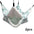 1/2pcs Hamster Hideout Cage Print Fleece Guinea Pig Sugar Glider Sleeping Bed Rodent Hammock Rat Little House Animals Supplies