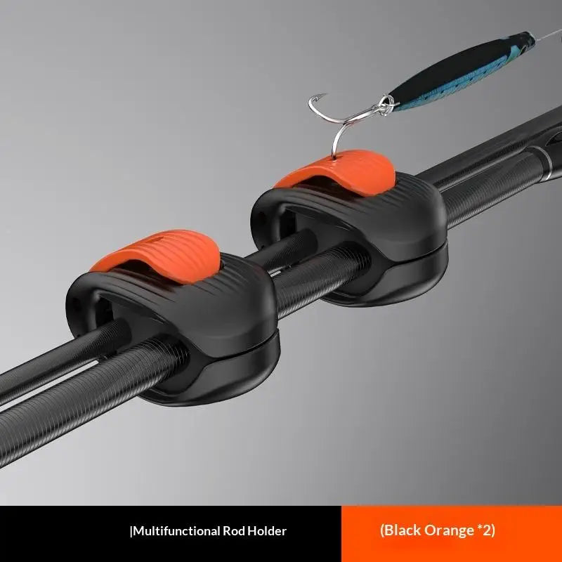 2/4Pcs Compact Fishing Rod Holder Fixer Clip Durable Fishing Pole Fixer for Angling Adventures - Portable Fishing Gear