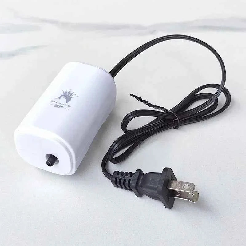 3W Silent Aquarium Air Pump Ultra Silent Fish Tank Air Compressor 220V-240V 110V Bubble Pump for Aquarium Oxygenation