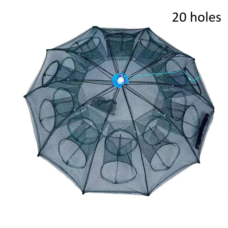 Automatic Multi-specification Fishing Net Umbrella Round Thickened Skeleton Folding Fishing Net Fishing Gear Fishing Accessories