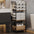 Rack For Bathroom 3-Tier M-Shaped Detachable Dividers, Durable Metal Towel Holder, Pool Items Holder, Space-Saving Storage