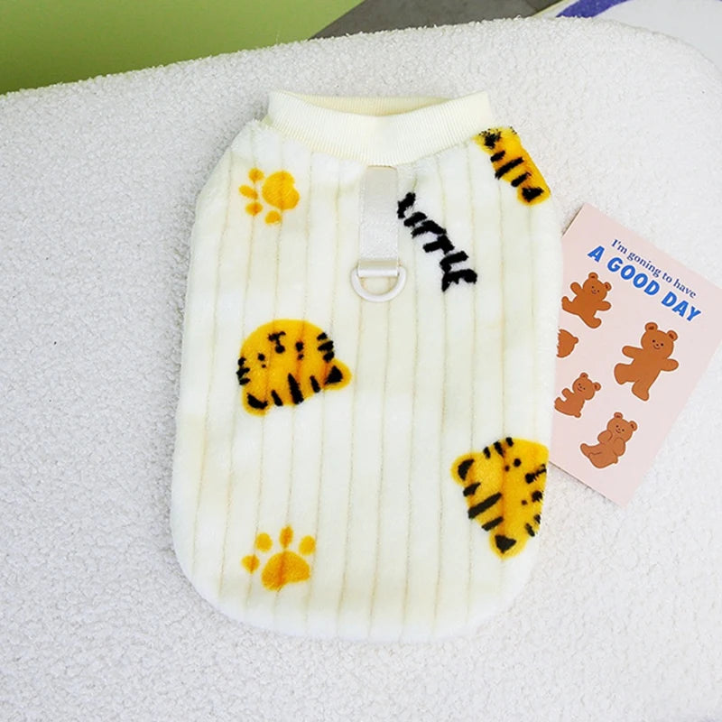 Korean Style Sphynx Cat Sweater with Buckle Winter Warm Pet Clothes for Cats Gotas Garfield Persian Pullovers mascotas Clothing - Play Paws Toys