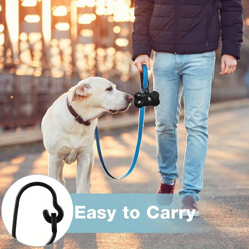 150 Count Dog Poop Bags + 1 bone Pet Waste Bags for Poop  Dispenser Doggie Poop Bags for Home Outdoor Puppy Walking and Travel,