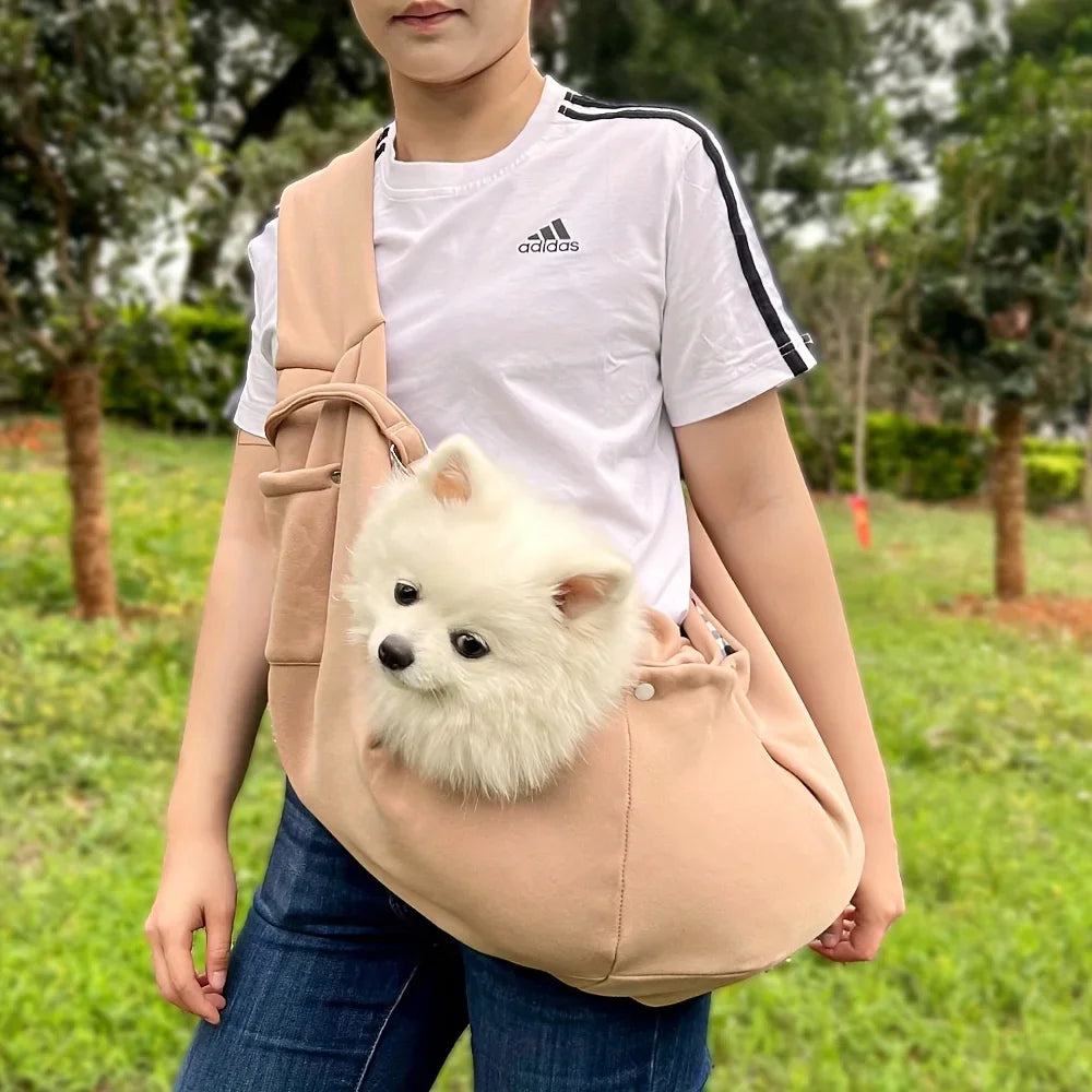Escape-Proof Dog & Cat Sling Carrier for Small Pets Under 16lbs -Ideal for Daily Walks and Outdoor Activities, Pet Carrier