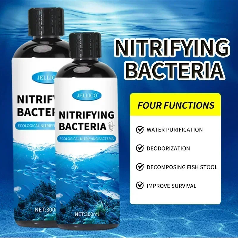 300ml Nitrifying Bacteria Liquid Fish Tank Water Purifier Aquarium Fish Farming Medicine Supplies Fishbowl Water Treatment