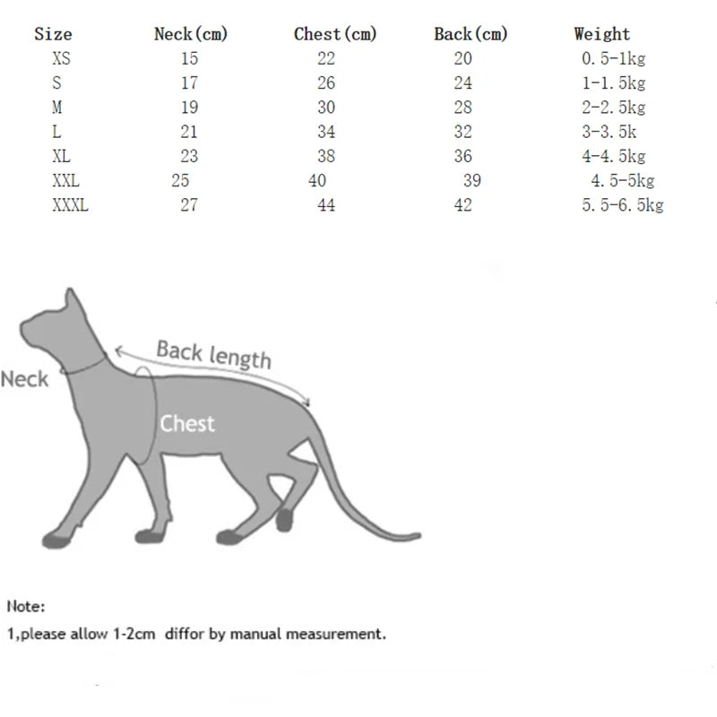 Soft Cotton Long Sleeves Shirt for Sphinx Cat Spring Autumn Cute Sweet Pink Green Coat for Cats Winter Sweatshirt for Devon Rex - Play Paws Toys