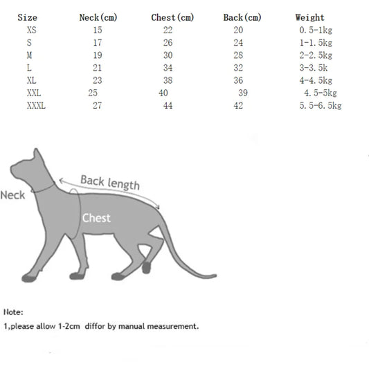 Soft Cotton Long Sleeves Shirt for Sphinx Cat Spring Autumn Cute Sweet Pink Green Coat for Cats Winter Sweatshirt for Devon Rex - Play Paws Toys