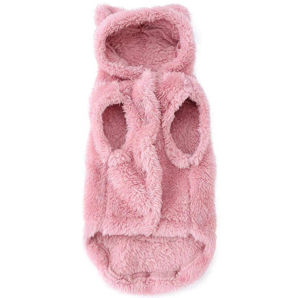 Autumn Winter Cat Clothes Soft Warm Cute Kitten Sweater Pet Fleece Costume For Small Medium Dogs Cats Kitty Sphynx Hoodies Coat - Play Paws Toys