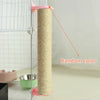 Cat Scratching Post Replacement Sisal Tree Refill Pole with M8 Screw Sisal Scratch Post Replacement Parts and Extension Post