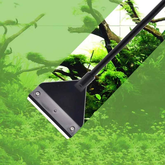 Aquarium Algae Remover Aluminum Alloy Stainless Steel Scraper Blade Fish Tank Glass Water Plant Grass Cleaning Tools Accessories