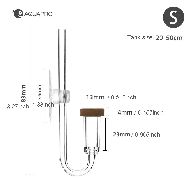 Aquarium CO2 Diffuser Fish Tank Bubble Mini Counter Accessories Sprayer Equipment Akvarium Filter Terrarium Marine Goods Tools