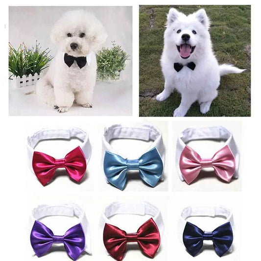 Comfortable Tuxedo Bowtie Pet Accessories Dog Necktie Bow Tie Collar Formal Tie Pet Bow Tie