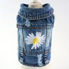 XS-2XL Denim Dog Clothes Cowboy Pet Dog Coat Puppy Clothing For Small Dogs Jeans Jacket Dog Vest Coat Puppy Outfits Cat Clothes
