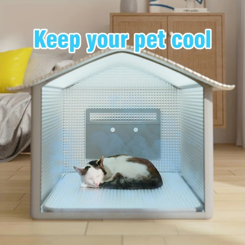 KEMORELA Stray Cat Bed Warmer - 3 Sizes of Comfortable Room-Shaped Shelter for Cats & Dogs, Durable Oxford Cloth, All-Season - Play Paws Toys
