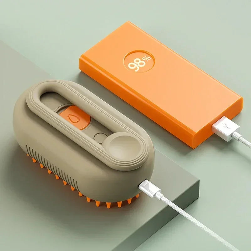 Pet Hair Remover Kit Multifunction Dog Steamy Brush Massager Spray Hair Removal Cat Grooming Comb Dogs Hair Cleaning