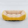 Bed for Dog Cat Pet Square Plush Kennel Medium Small Dog Sofa Bed Cushion Pet Calming Dog Bed House Pet Supplies Winter