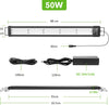 Smart Aquarium Light App Control Full Spectrum Fish Tank Light Bluetooth Coral Reef Lamp for Freshwater Saltwater Tank Lamps