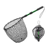 WEIHE 1pcs folding net 16# aluminum alloy net rod silicone net pocket telescopic net stream