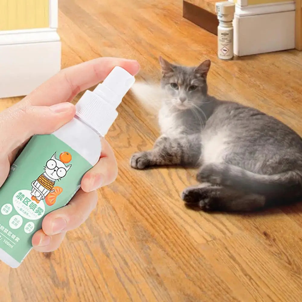 Stop Cat Spraying 100ml Citrus Cat Spray For Scratching Protect Plants Floors Carpets Establish Boundaries Furniture Sofas Rugs