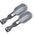 Practical Fish Scale Remover, Plastic Fruit and Vegetable Peeler, Descaling and Cleaning Scraper with Accessories, Folding Knife