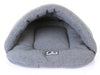 Pet Dog Cave Bed Thick Fleece Warm Soft Slipper Shape Beds for Puppy Cats Tent Sleeping Mats Winter Pets Indoor Triangle Nest