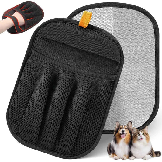 Upgraded Pet air Cleaning Removal Gloves Pet Grooming Finger Glove Reusable Sofa Carpets Cat Dog Hair Cleaning Tools
