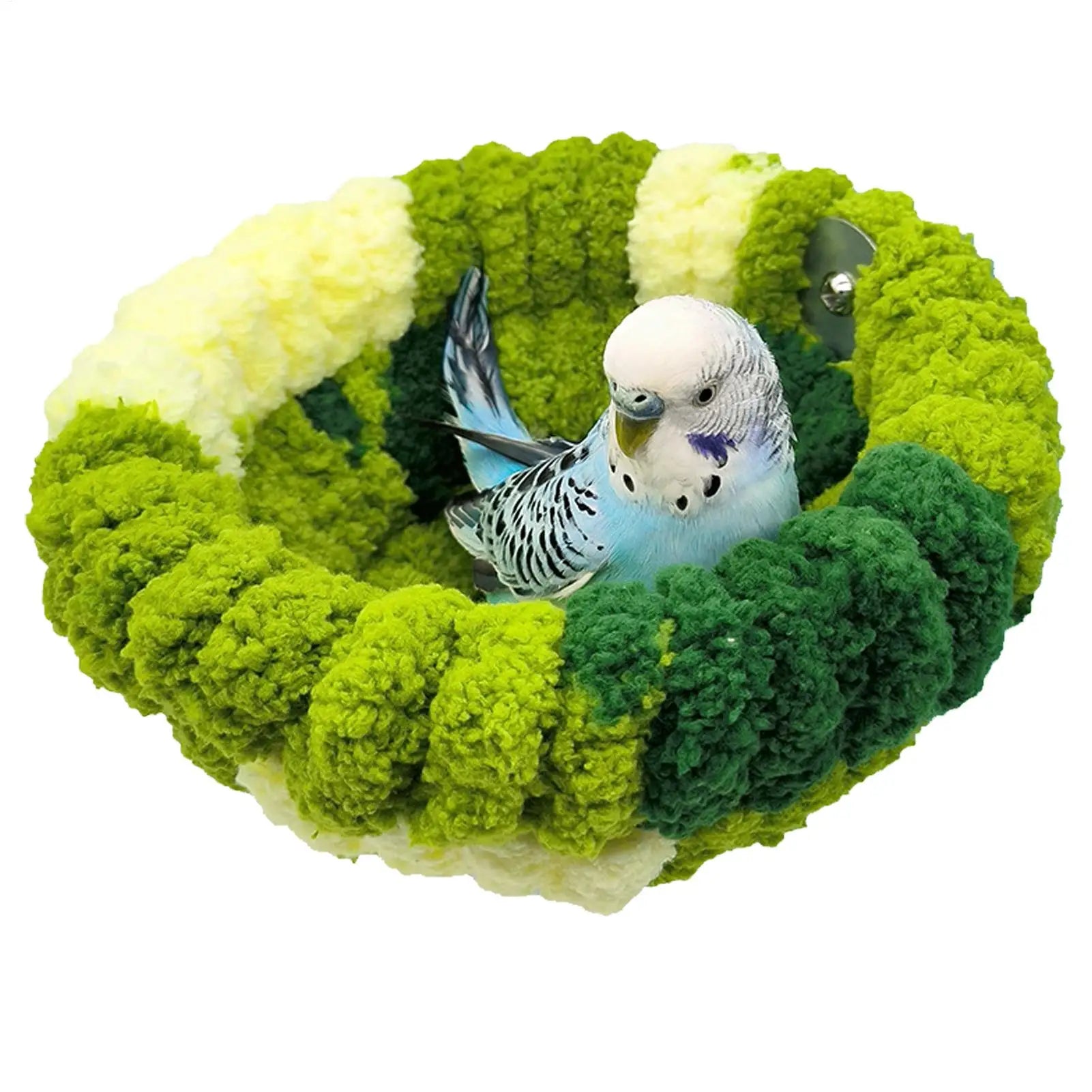 Bird Bed Autumn Winter Warm Cozy Bird Nest Plush Parrot Round Sleeping Bed House Toys for Small Animal Pet Bird Parrot Cage