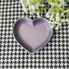 Ceramic Cat Bowl Extra Heart-Shaped Wide Anti Vomiting Stress Free Design12cm Durable Ceramic Pet Bowl for Small Cats Dogs