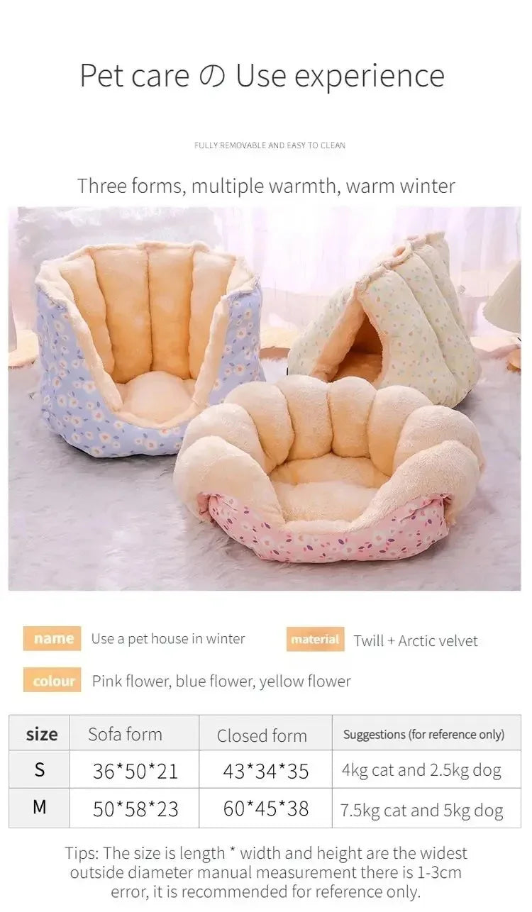 Cats Bed Winter Warm Pet Supplies Basket Houses Accessories All Accessory Dog Mat Cushions Kitten Things Puppy Goods Beds House - Play Paws Toys