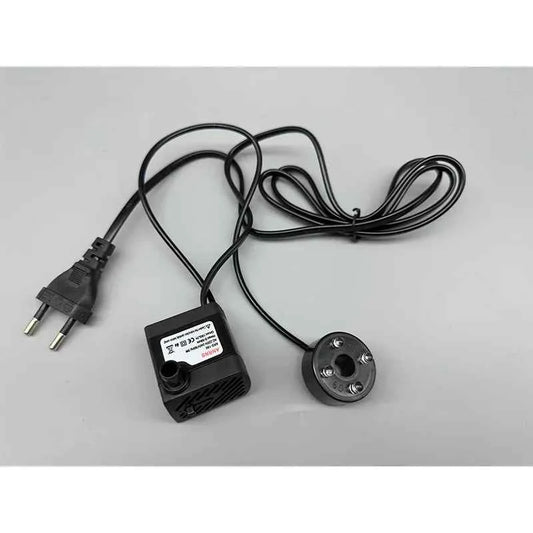220V 3W miniature silent Submersible Pump Aquarium fish tank Fountain LED pump EU plug pumping aeration pump ornaments set
