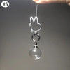 Cat Hair Memorial Storage Keychain Cat Fur Container Pets Cat Fur Collector Capsule Keyring Kitty Hair Hanging Pendants
