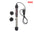 [E] EU Plug Adjustable Temperature Thermostat Heater Rod Glass Aquarium Heater 25-300W Submersible Fish Tank Water Heating Rod