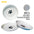 Oitabi 3PCS No Spill Cat Bowls Sets, Cat Food Bowl, Anti Whisker Fatigue Ceramic Cat Dishes Set, Shallow Wide Kitten Plates - Play Paws Toys