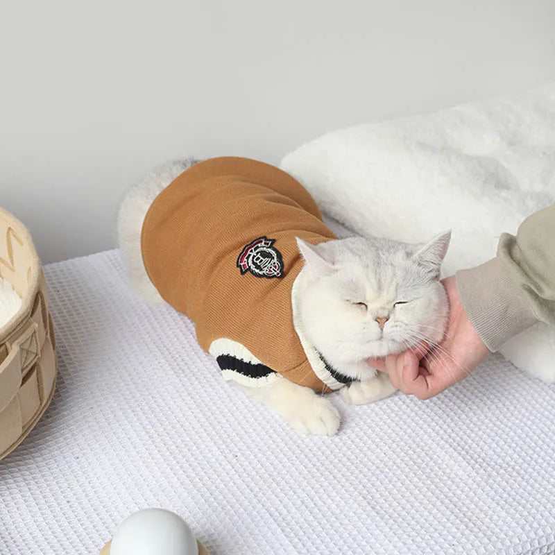Cat Dog Sweater Pullover Winter Pet Clothes for Small Dogs Cat Vest Puppy Jacket Pet Cat Clothing Kitty Costume Ubranka Dla Psa - Play Paws Toys