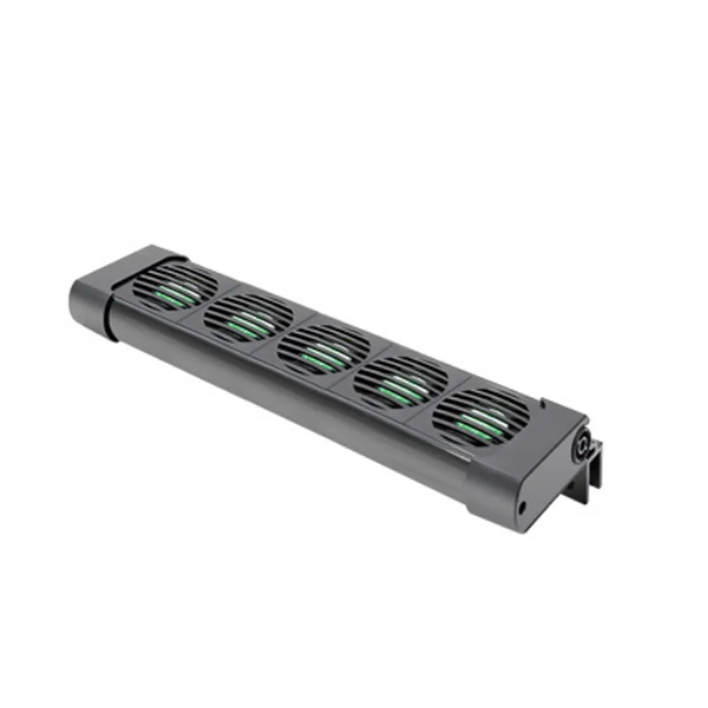 2/3/4/5/6 Head Aquarium Cooling Fans 135° Rotation Silent Fish Tank Cooler US Plug Temperature Control System Chiller Control