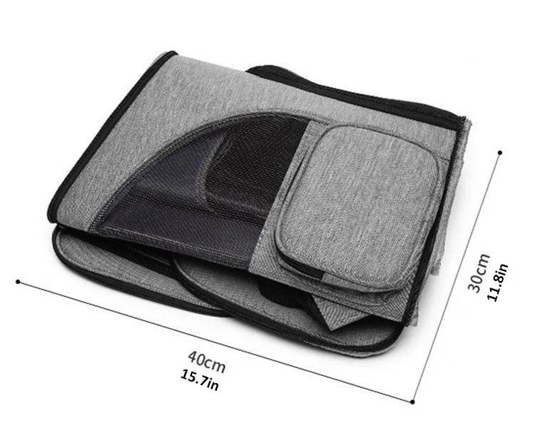 Breathable Pet Cat Carrier Backpack Foldable Pet Carrier Transport Travel Bag Expandable Large Capacity Creative for Cats Dogs - Play Paws Toys