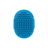 Cat Grooming Comb Dog Bath Brush Pet Grooming Shedding Soothing Massage Rubber Bristles Comb with Adjustable Ring Handle