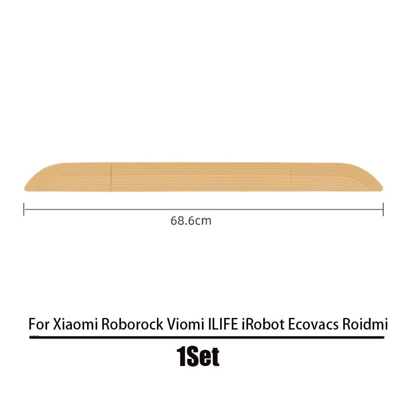 Anti-Slip Threshold Door Step Ramp Kit for inteligent Robot Vacuum Cleaner Lightweight TPE Ramp for Wheelchairs