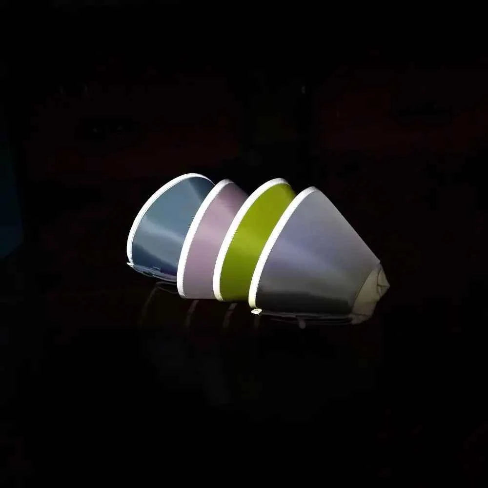Adjustable Cat Cone Collar Lightweight Anti-bite Elizabethan Collars Breathable Easy To Eat and Drink Pet Protective Cover
